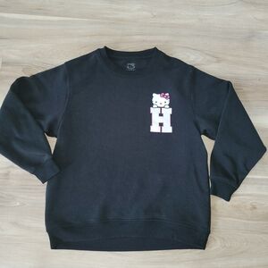 Hello Kitty Black Women Sweater Size S